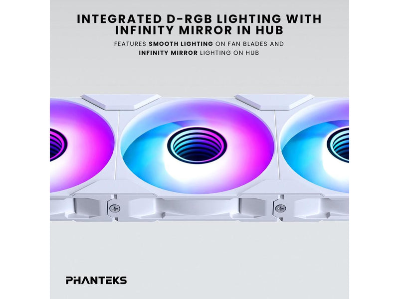 Phanteks M25-120 Gen2, 120mm ARGB High Performance Cooling Fans, Daisy-chain