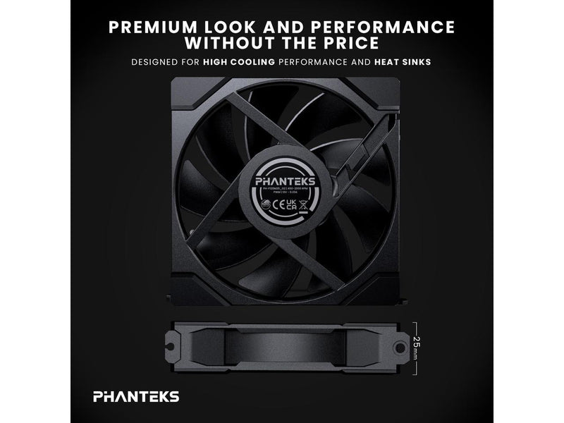 Phanteks M25-120 Gen2, Daisy Chain Unified Fan frame, 120mm PWM High Performance