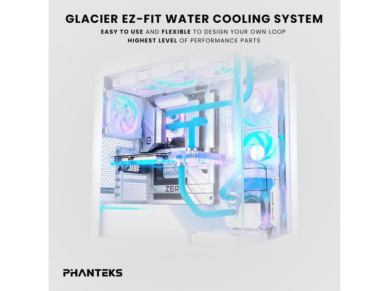 Phanteks Glacier EZ-Fit 360 D30-KIT, Complete DIY Water-Cooling Kit, CPU-Block,