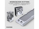 Phanteks Glacier EZ-Fit 360 D30-KIT, Complete DIY Water-Cooling Kit, CPU-Block,