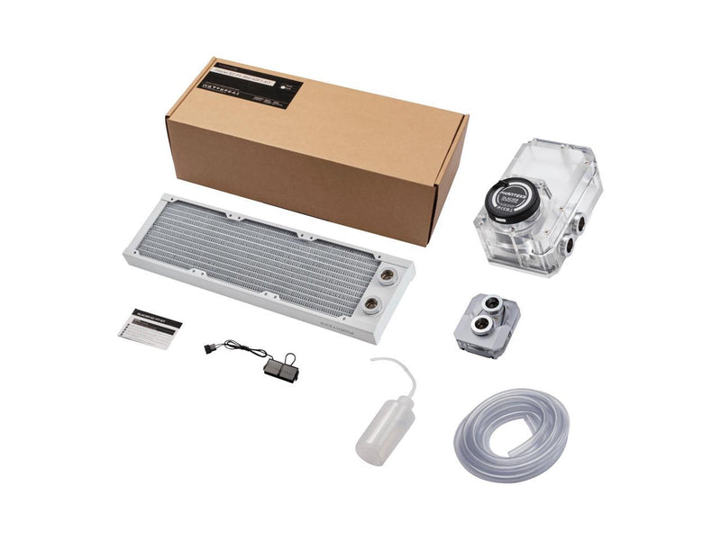 Phanteks Glacier EZ-Fit 360 SOFT-KIT, Complete DIY Water-Cooling Kit, CPU-Block,