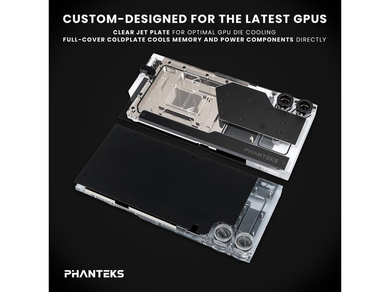 Phanteks Glacier EZ-Fit G40 ASUS GPU Block for ASUS ROG STRIX / TUF gaming RTX