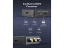 ABLEWE RCA to HDMI,AV to HDMI Converter, 1080P Mini RCA Composite CVBS Video