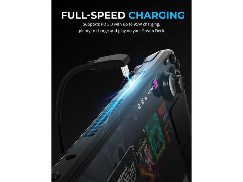 SABRENT 6-Port Docking Station for Steam Deck and USB C Devices with 95W PD3.0