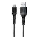 Built tough micro USB 6ft cable Black