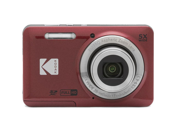 Kodak PIXPRO FZ55 Friendly Zoom Digital Camera, Red #FZ55-RD