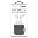 TRUE WIRELESS EARBUD W CHRGE CASE BLK