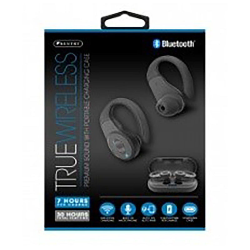 True Wireless earhooks W charge case Blk