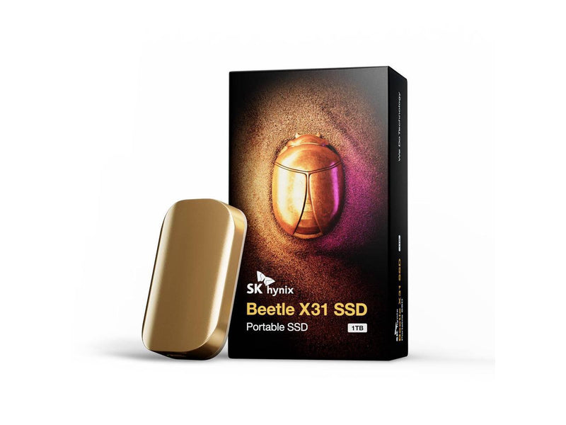 SK hynix Beetle X31 2TB Portable SSD with DRAM, up to 1050MB/s, USB 3.2 Gen2,