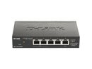 D-Link 5-Port Gigabit Smart Managed PoE-Powered Switch | PoE Extender | 2 PoE