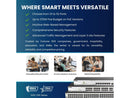 D-Link 10-Port Gigabit Smart Managed PoE+ Switch | 8 PoE+ Ports (130W) + 2