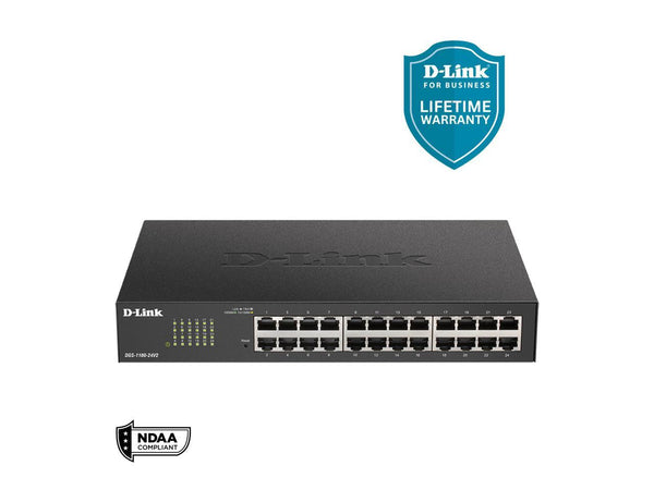 D-Link 24-Port Gigabit Smart Managed Switch | Web Managed | Cable Diagnostics |
