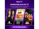 Aurzen Roku TV Smart Projector with Wifi and Bluetooth, Roku Streaming