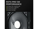 TRYX ROTA PRO 120 120mm Case Fan 4-Pin PWM LCP Material FDB Case Fan 2250RPM