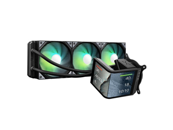 TRYX Panorama SE 360 ARGB 360mm AIO Rotatable 6.5'' AMOLED Curved Screen 3D
