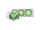 TRYX Stage 360 ARGB White 360mm AIO Dual 4.0'' Screen 720x720 Resolution AIO