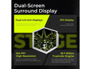TRYX Stage 360 ARGB White 360mm AIO Dual 4.0'' Screen 720x720 Resolution AIO