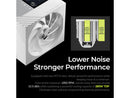 TRYX TURRIS 620 CPU Air Cooler White 5.0" IPS Customizable Screen 280w TDP