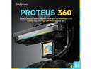 Sudokoo Proteus 360 AIO LCD Liquid CPU Cooler, Customizable Segment 3.4" LCD