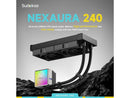 Sudokoo NEXAURA 240 Liquid CPU Cooler: 240mm AIO CPU Cooler with PWM Pump & ARGB