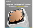 Sudokoo NEXAURA 360 White Liquid CPU Cooler: 360mm AIO CPU Cooler with PWM Pump