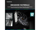 Sudokoo MACH120 120mm Case Fan: PWM Quiet PC Fans with FOC Motor - 4 Pin LCP