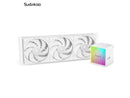 Sudokoo NEXAURA 360 White Liquid CPU Cooler: 360mm AIO CPU Cooler with PWM Pump