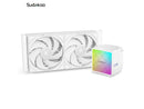 Sudokoo NEXAURA 240 White Liquid CPU Cooler: 240mm AIO CPU Cooler with PWM Pump