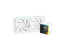 Sudokoo ENERGLO-240 White Liquid Cooler: 240mm AIO CPU Cooler with Data Display