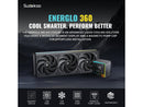Sudokoo ENERGLO 360 Liquid Cooler: 360mm AIO CPU Cooler with Data Display & PWM