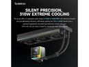 Sudokoo ENERGLO 360 Liquid Cooler: 360mm AIO CPU Cooler with Data Display & PWM
