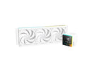 Sudokoo ENERGLO-360 White Liquid Cooler: 360mm AIO CPU Cooler with Data Display