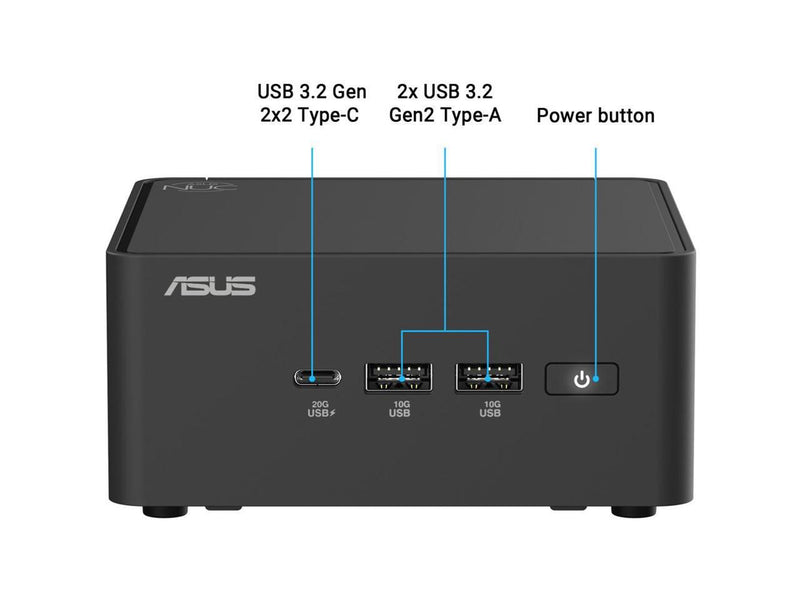 Asus NUC 15 Pro NUC15CRHV7 Mini PC - Intel Core Ultra 7 265H - 96 GB DDR5 SDRAM