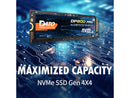 DATO 512GB M.2 2280 NVMe SSD, PCIe Gen4 x4 Internal SSD, Up to 5100/4600MB/s,