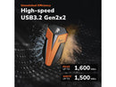 DATO 1TB External SSD, USB 3.2 Gen 2x2 Type-C Portable SSD, Up to 1600/1500