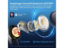 EarFun Air Pro 4 Adaptive Hybrid Noise Canceling Wireless Earbuds, Qualcomm
