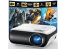 HAPPRUN Native 1080P Projector, Bluetooth Home Theater Movie Projector with