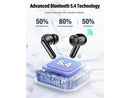 Wireless Earbuds, Bluetooth 5.4 Headphones Bass Stereo, Ear Buds with Noise
