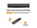 Wohome 2.1ch Small Sound Bars for TV with 6 Levels Voice Enhancement, Built-in