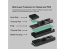 Vantec M.2 PCIe Gen3x2 B+M Key to 5 Ports SATA III Expansion Card (UGT-M2670)