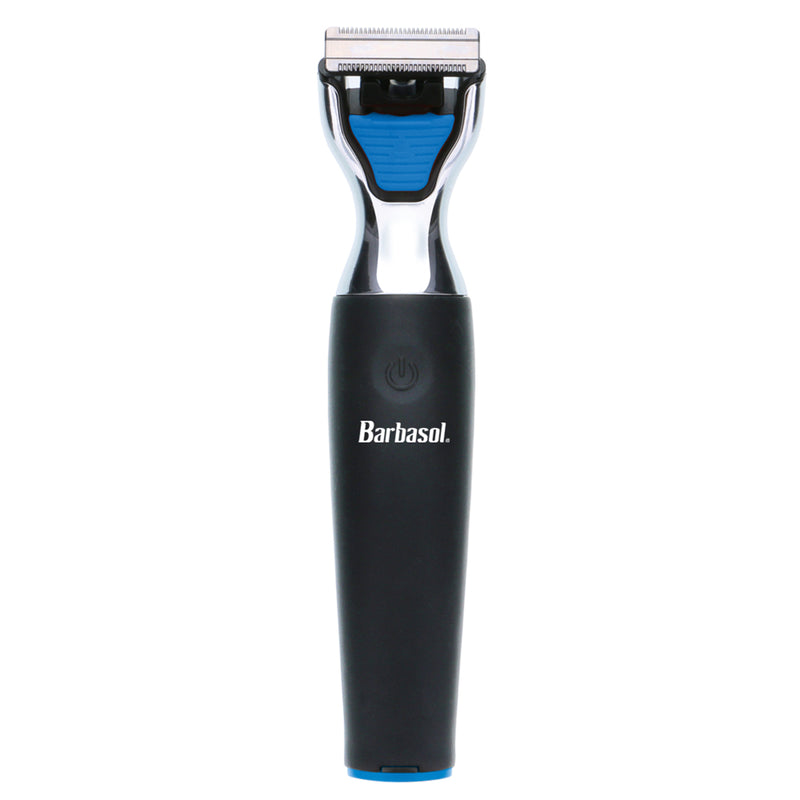 Barbasol Mens Rechargeable Shaver and Beard Trimmer with Adjustable Dial