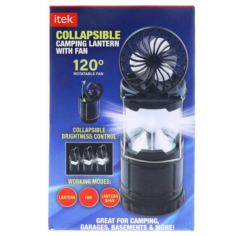 Collapsible Camping Lantern with Fan