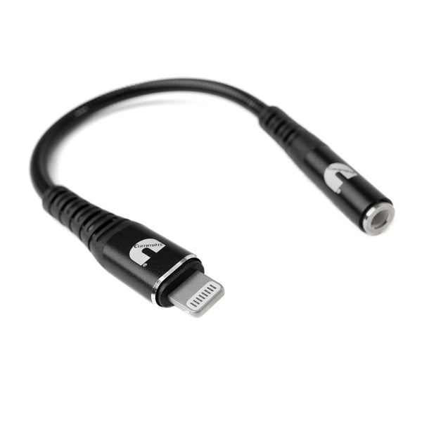 Cummins Lightning Aux Adapter 3.5 Cord Headphone to Mobile 5in Cable Headphone Jack Dongle CMN4707