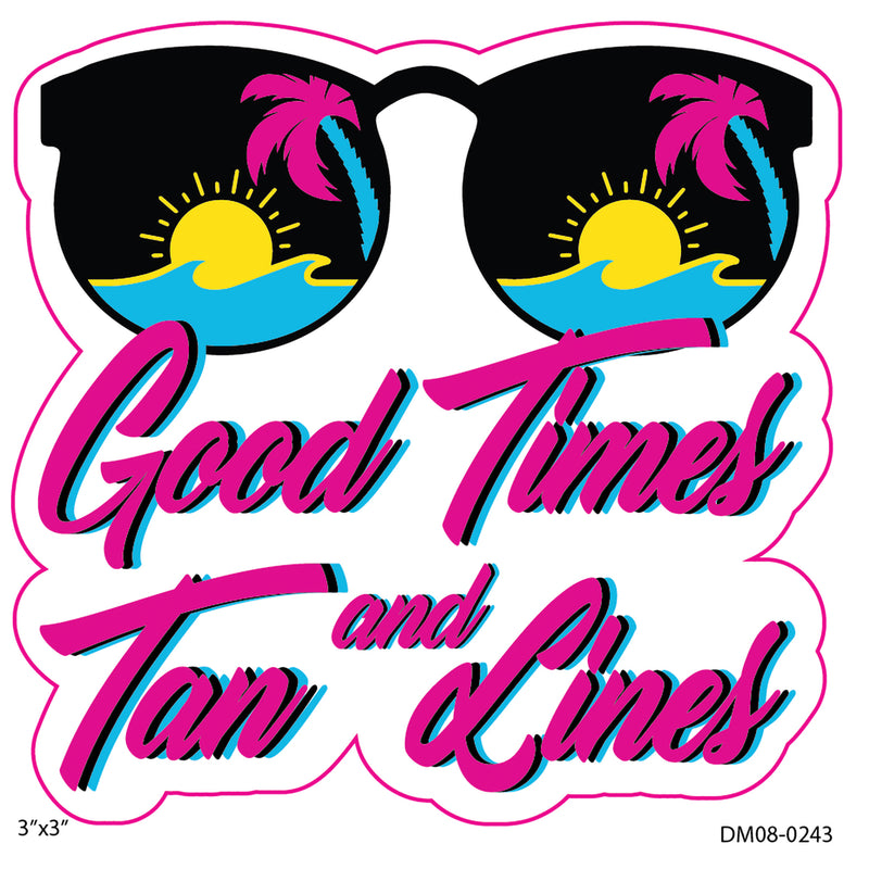 Decal - 3in Good Times And Tan 2PK