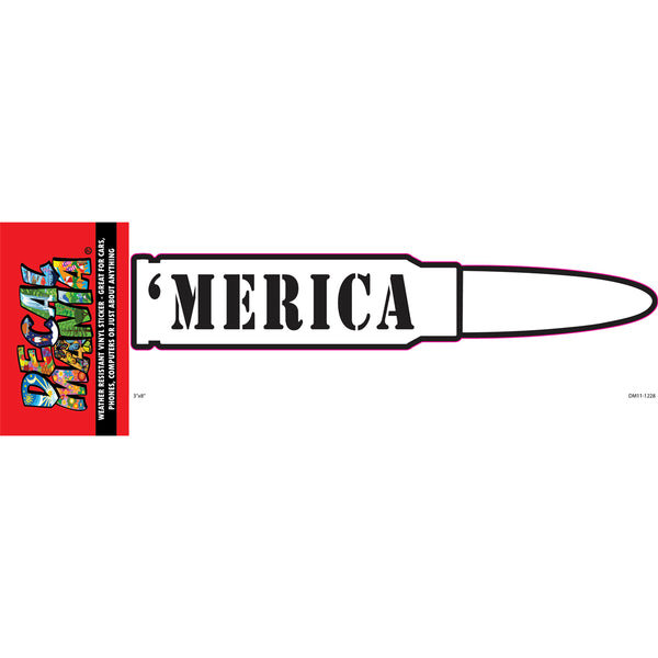 DecalMania - Decal - 8in Merica Bullet 1