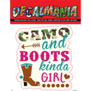 Decal - 6in Camo And Boots 1PK