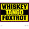 Decal - 3in Whiskey Tango Foxtrot 2PK