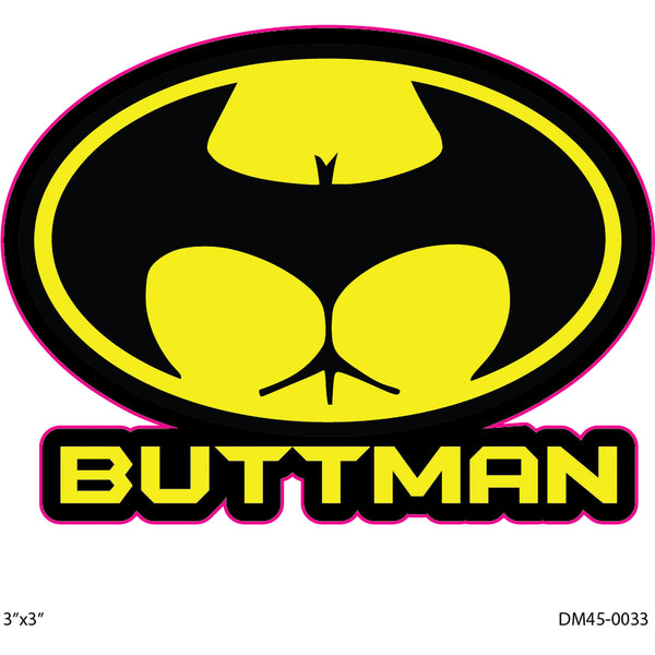 DecalMania - Buttman 2PK 3 .in  Decal