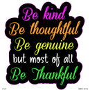 Decal - 3in Be Kind Be Thoughtful 2PK