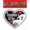 Decal Truckers Wife Heart 1PK 6in